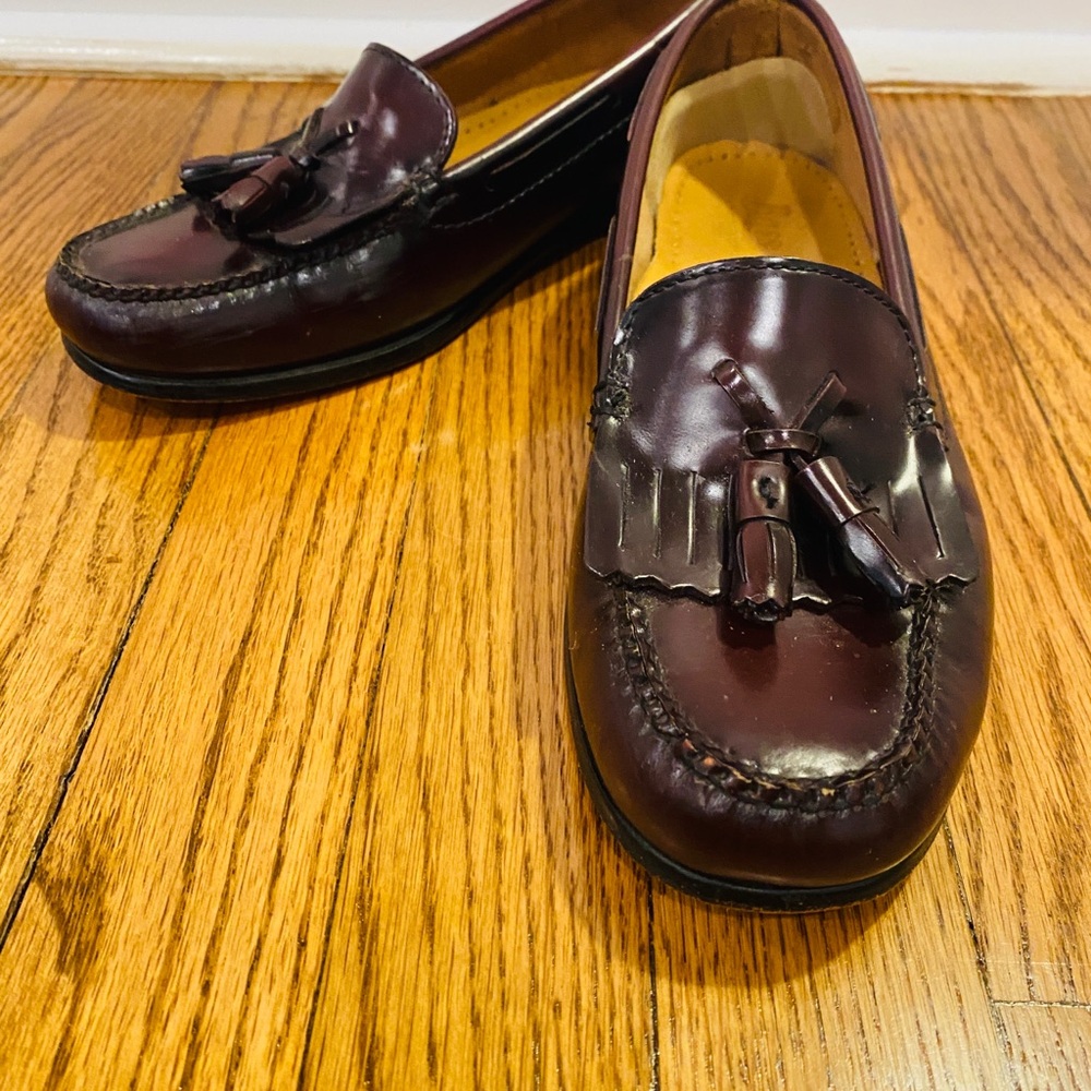 Brown Bass Weejun Tassel Loafers, Women’s 8